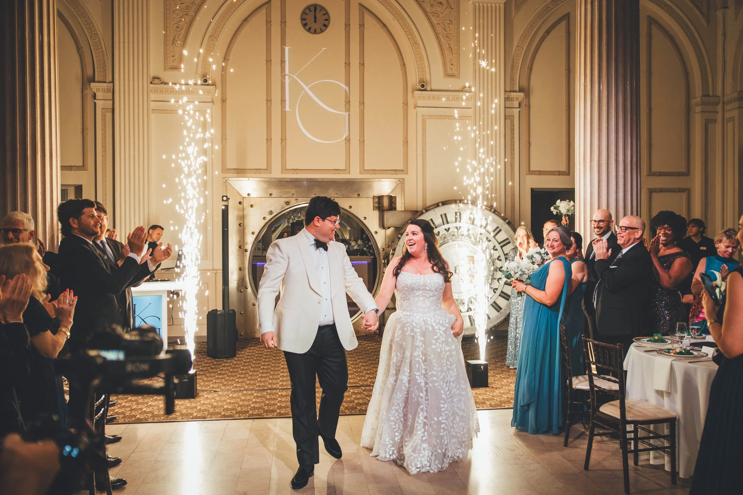 A Timeless White and Gold Wedding at The Treasury on the Plaza