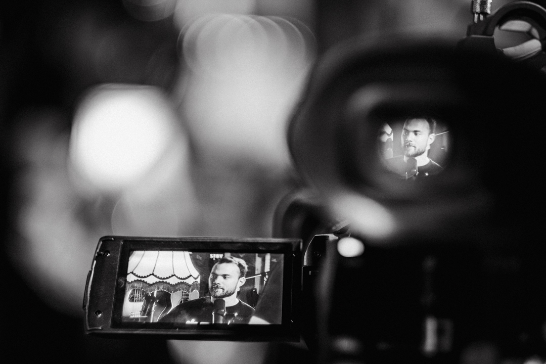 Through the camera eye. 