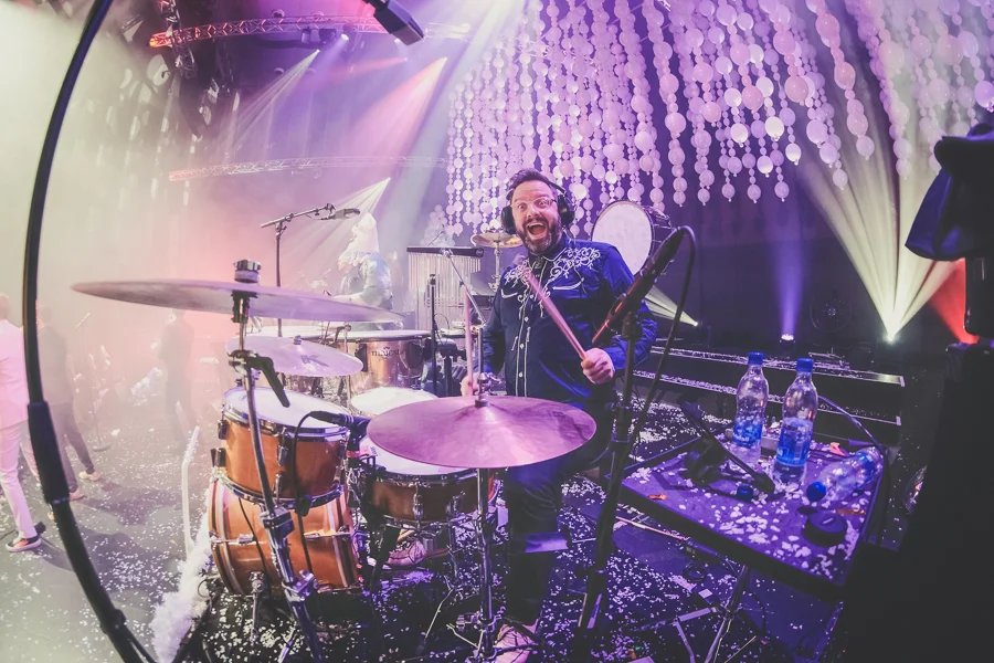 And finally me, Photo by Kiddi during the last song of the show. 