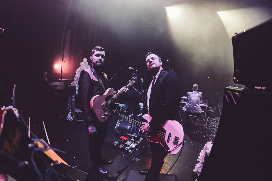 Steini and Ingi during the last gig. 