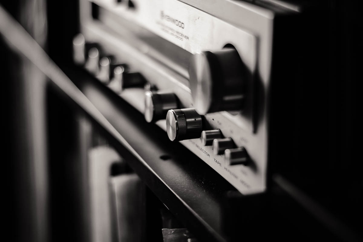 My 1974 Kenwood amplifier. It still works beautifully. 