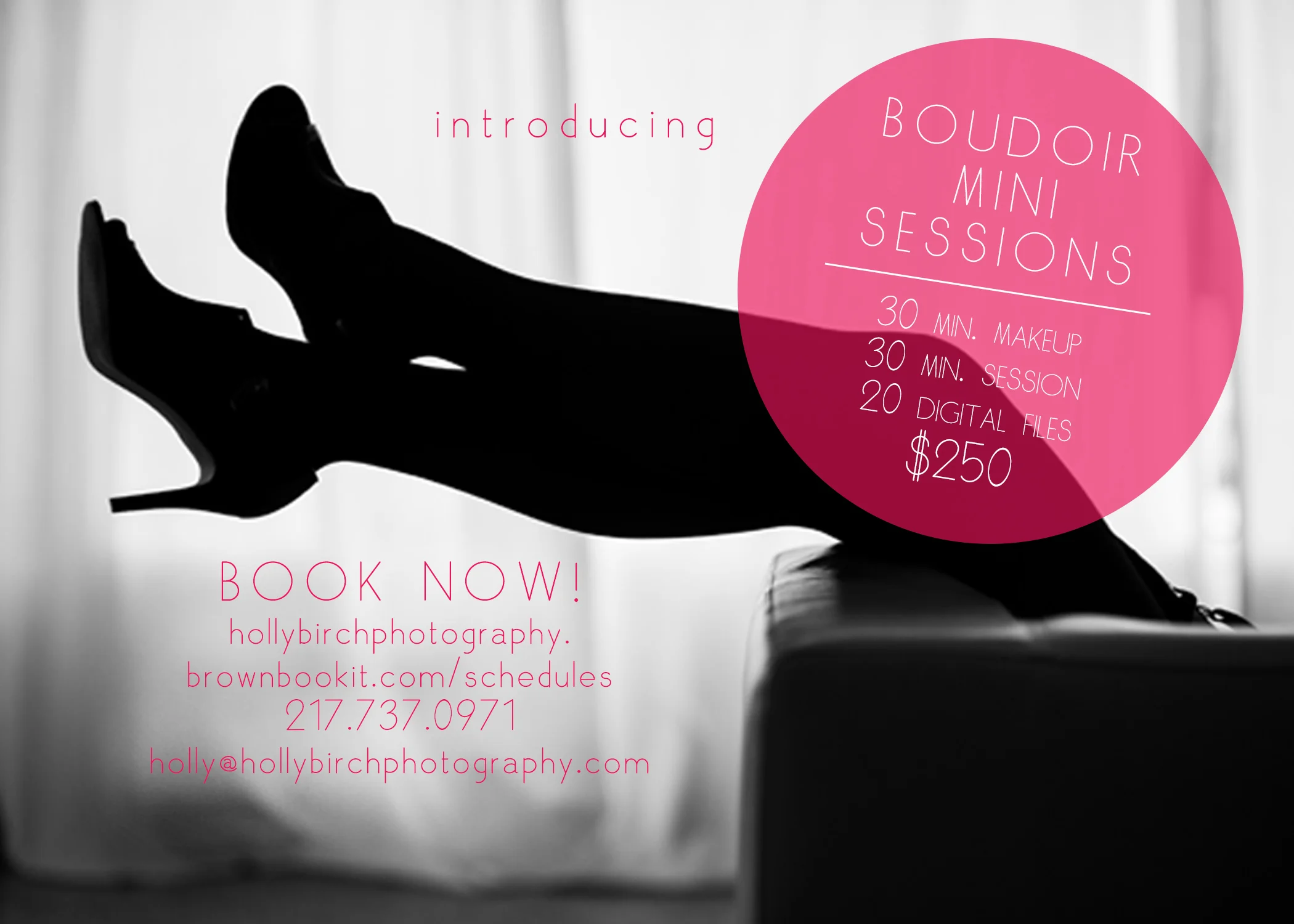 Boudoir Mini Sessions + Makeup | July 13
