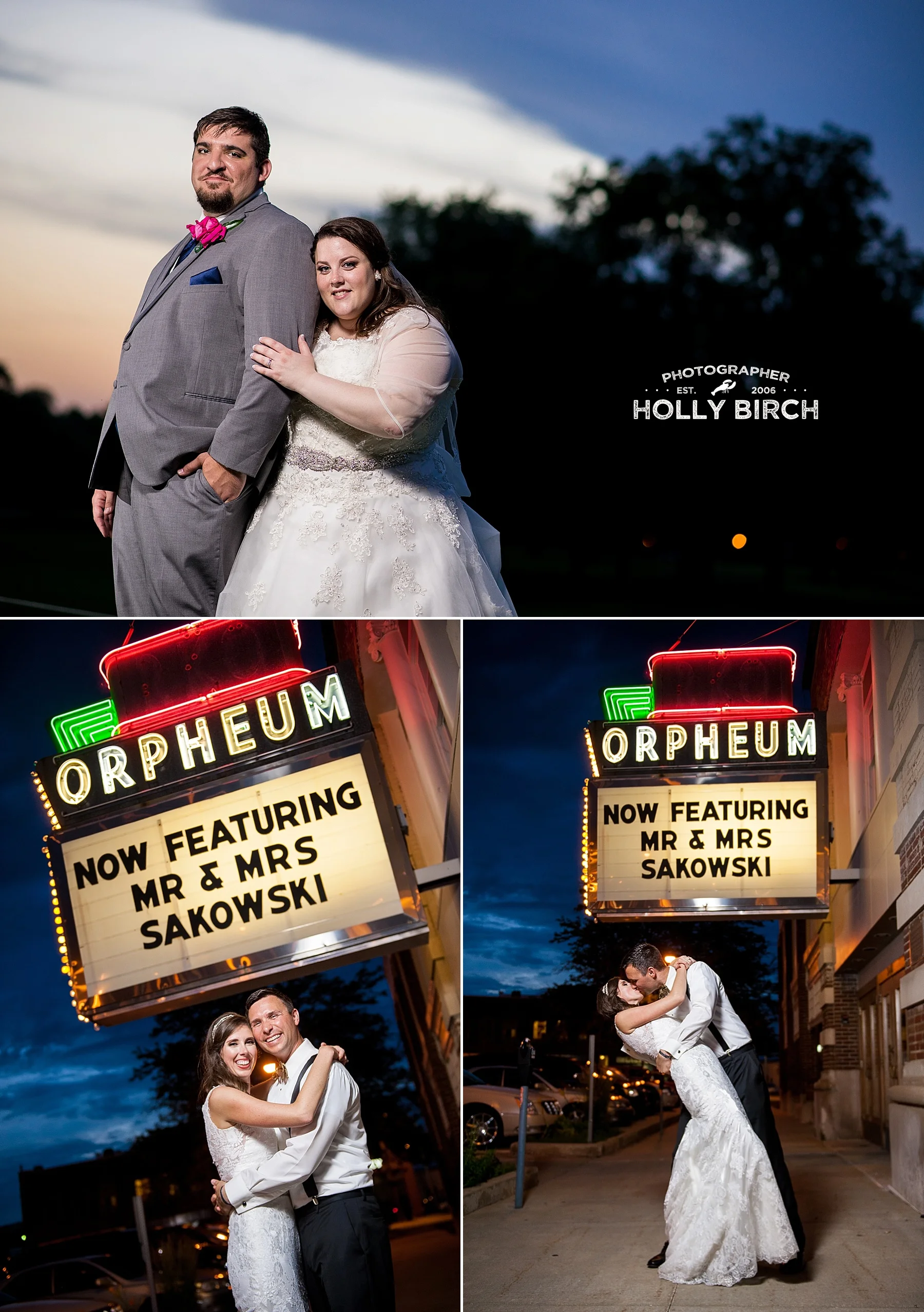 Deep blue sunset skies at Orpheum Children's Museum
