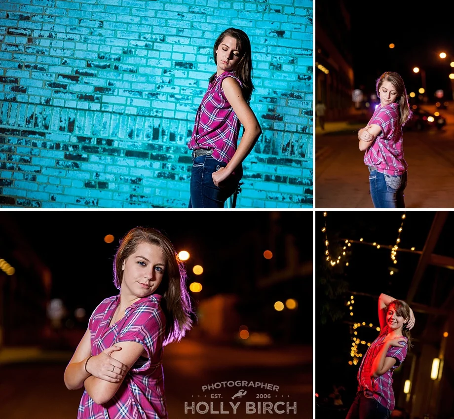 downtown night shoot with MagMod creative gels