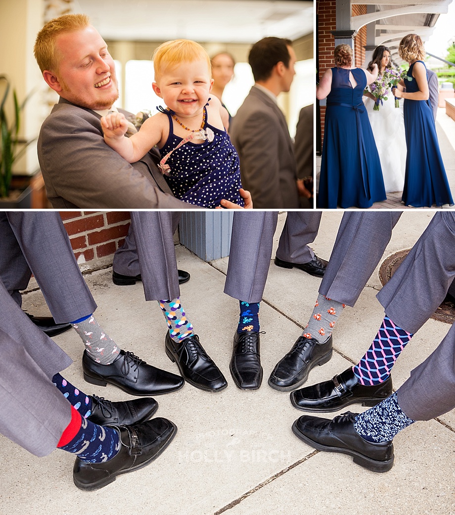 candid photos on wedding day