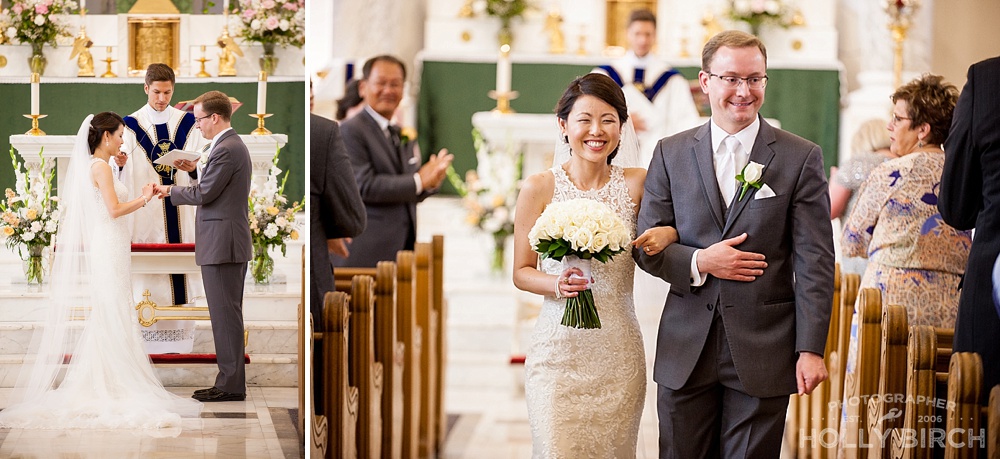 Catholic wedding ceremony
