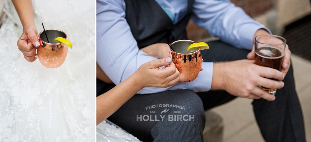 moscow mule signature wedding drink