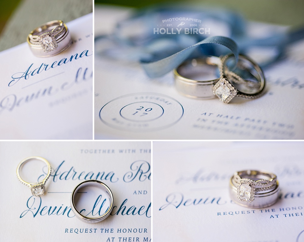 wedding band set from Champaign Jewelers