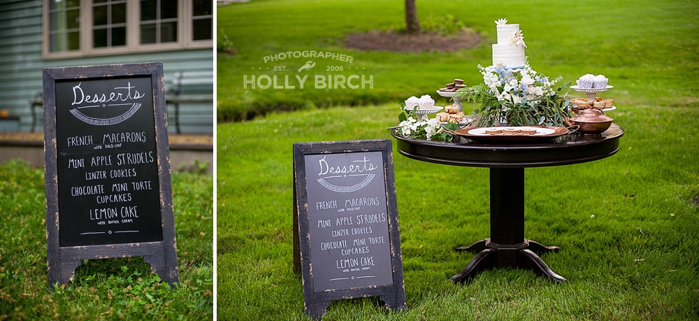 dessert sandwich board