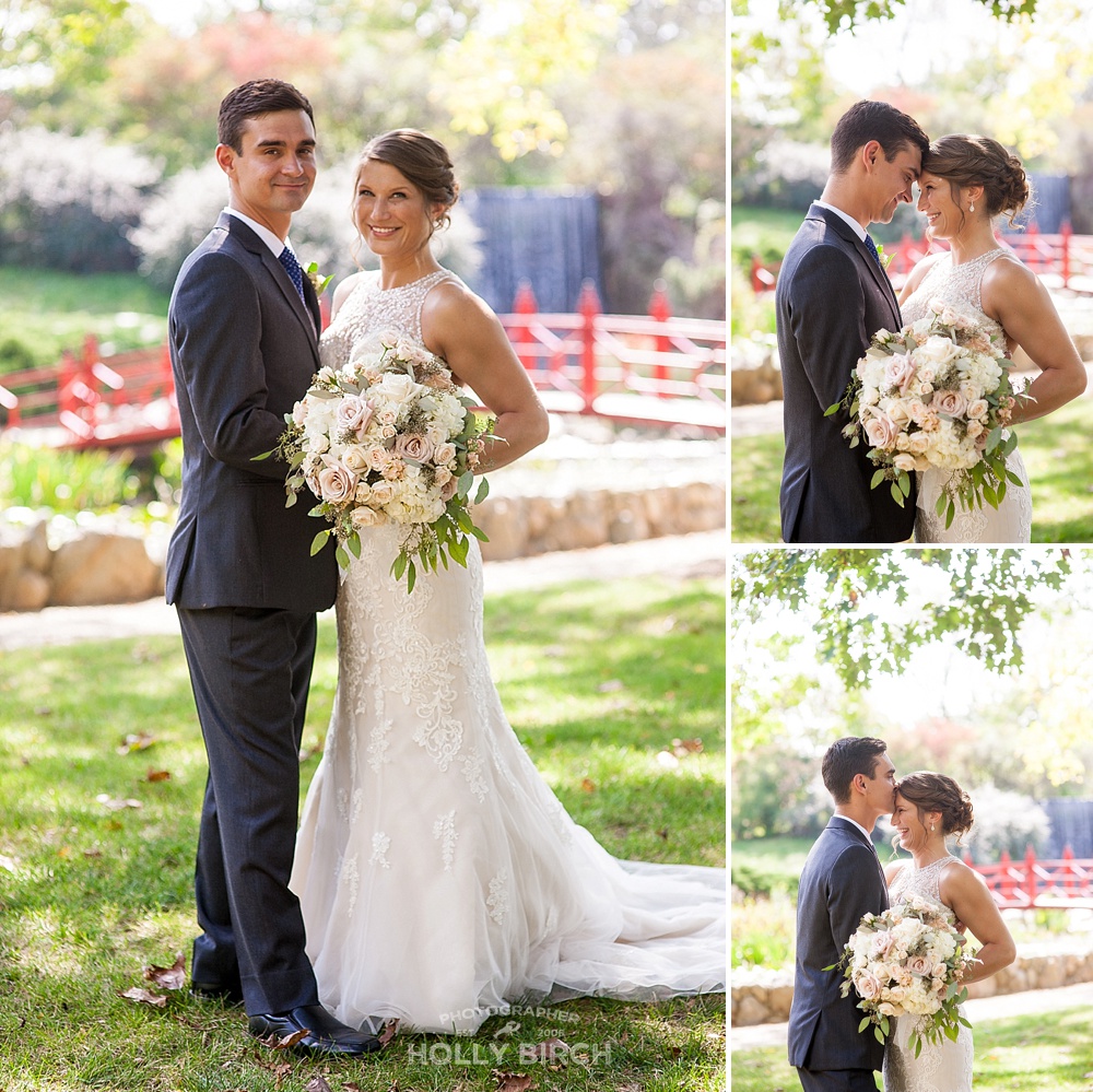 backlit beautiful wedding portraits