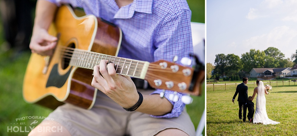 acoustic guitar music at wedding
