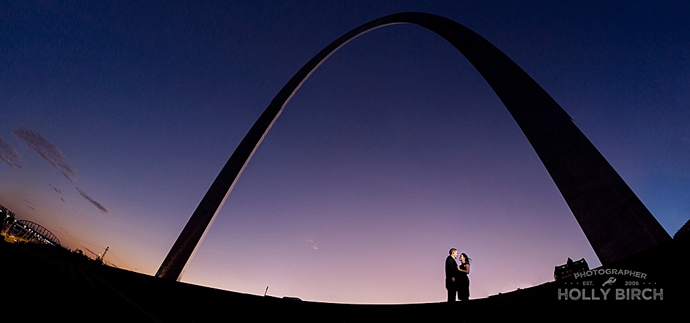 St. Louis Arch panoramic portrait