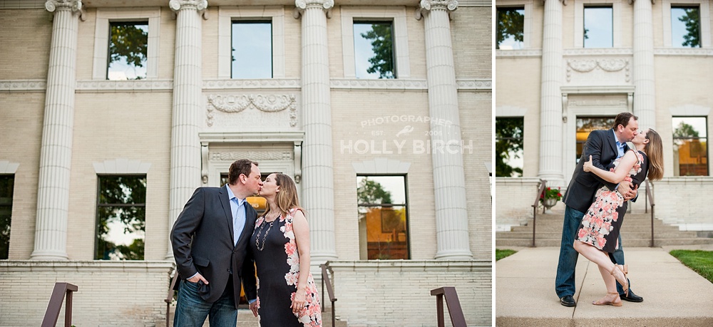 architecture engagement photos in Champaign