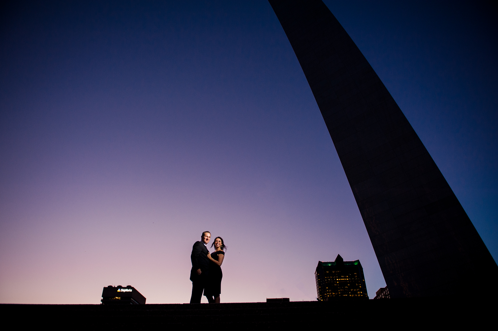 St. Louis Arch engagement photos