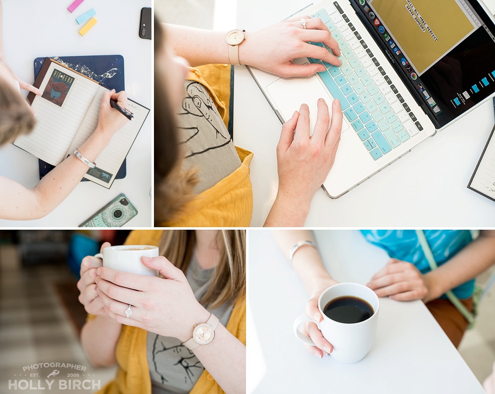brand photography for online-based course