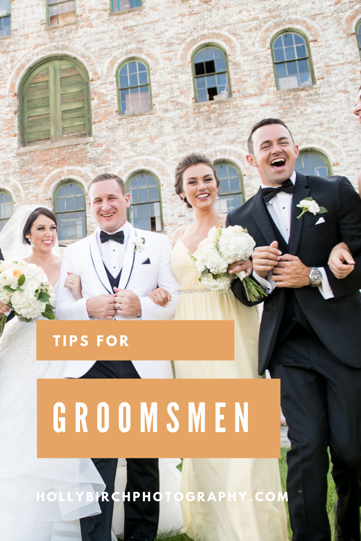 tips for groomsmen