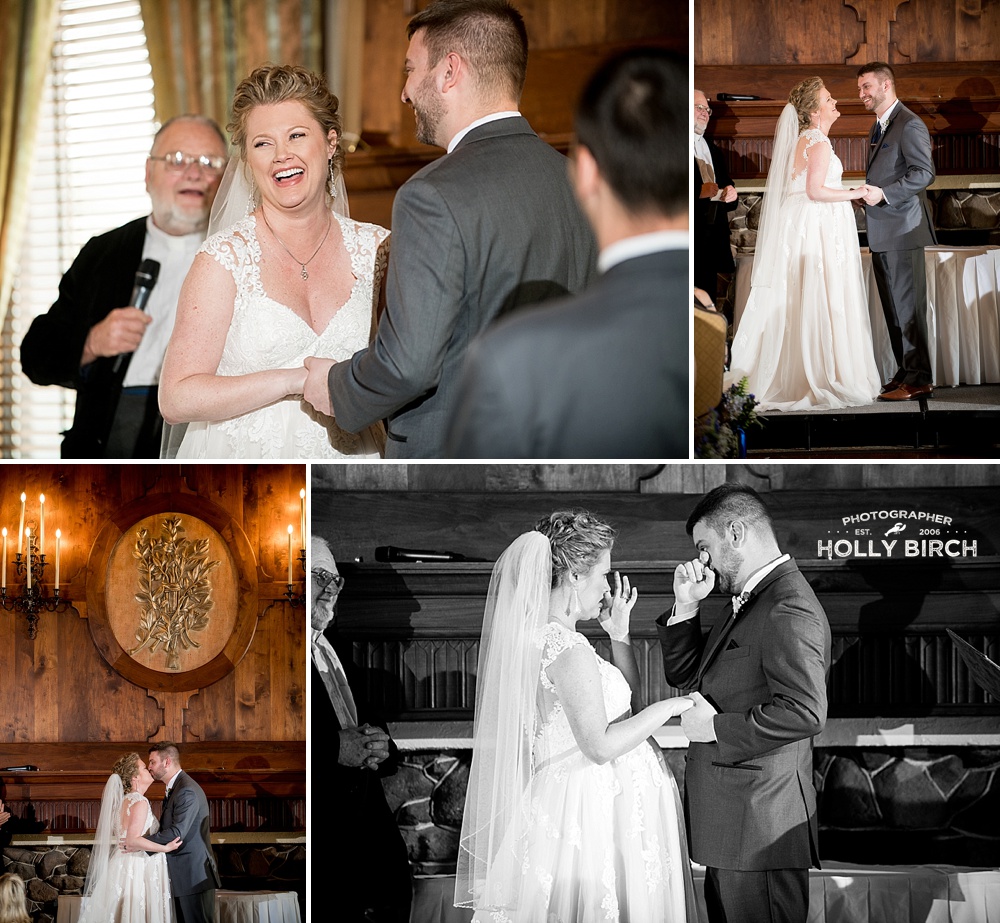 emotional wedding ceremony