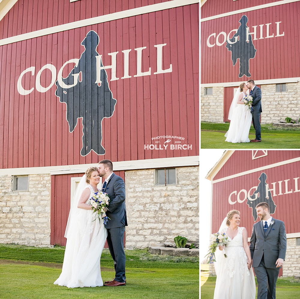 Cog Hill golf course barn with logo