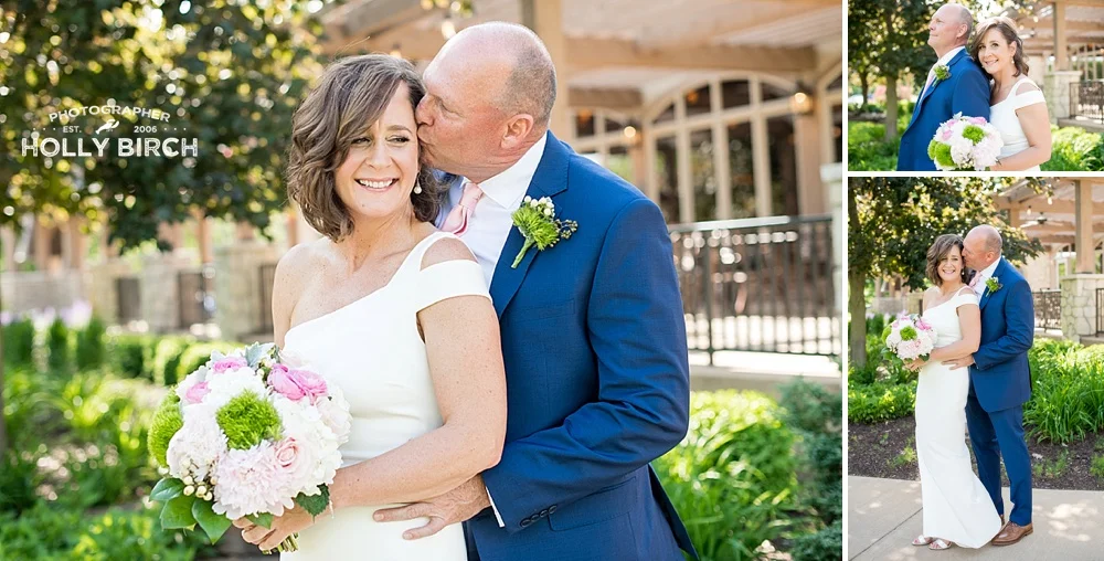 romantic poses for bride and groom