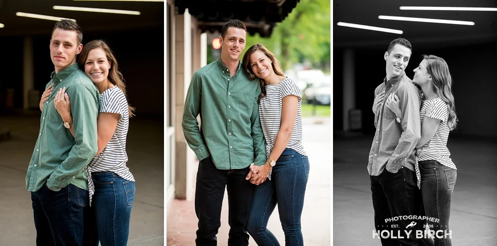 Hyatt Place Champaign engagement portraits