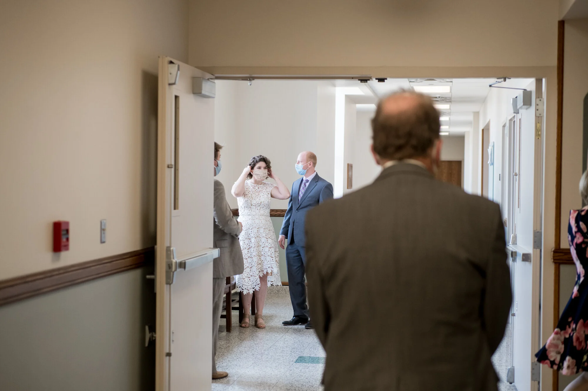 Emily + Michael | COVID-19 Courthouse wedding