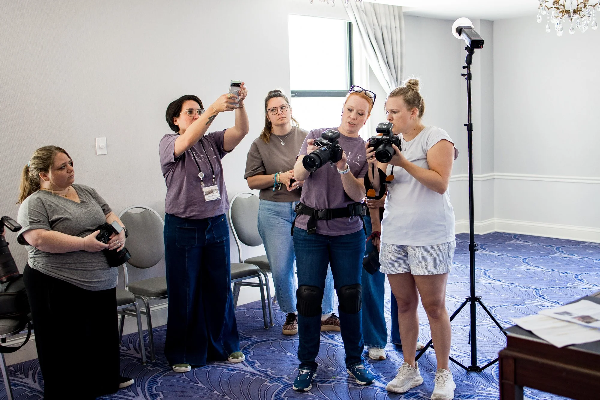 Boutique style educational conference for photographers