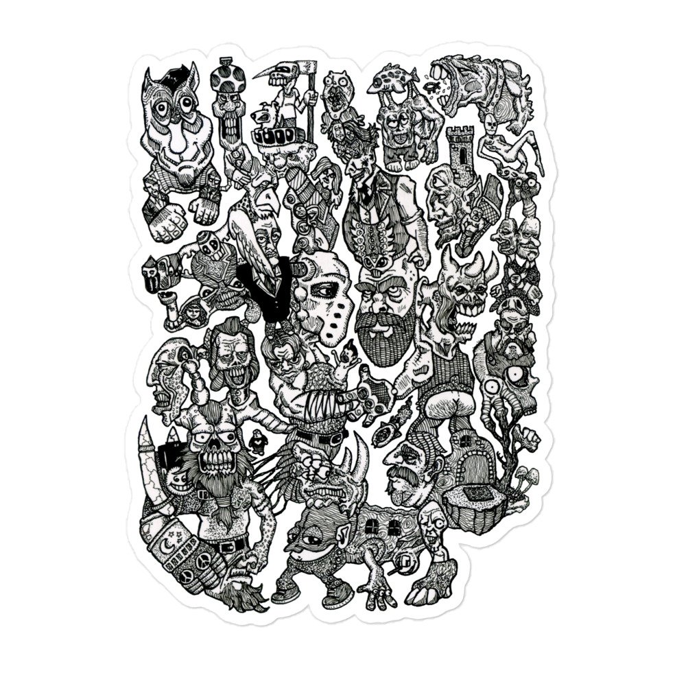 "Someone On My Doorstep" (Bubble-free stickers)