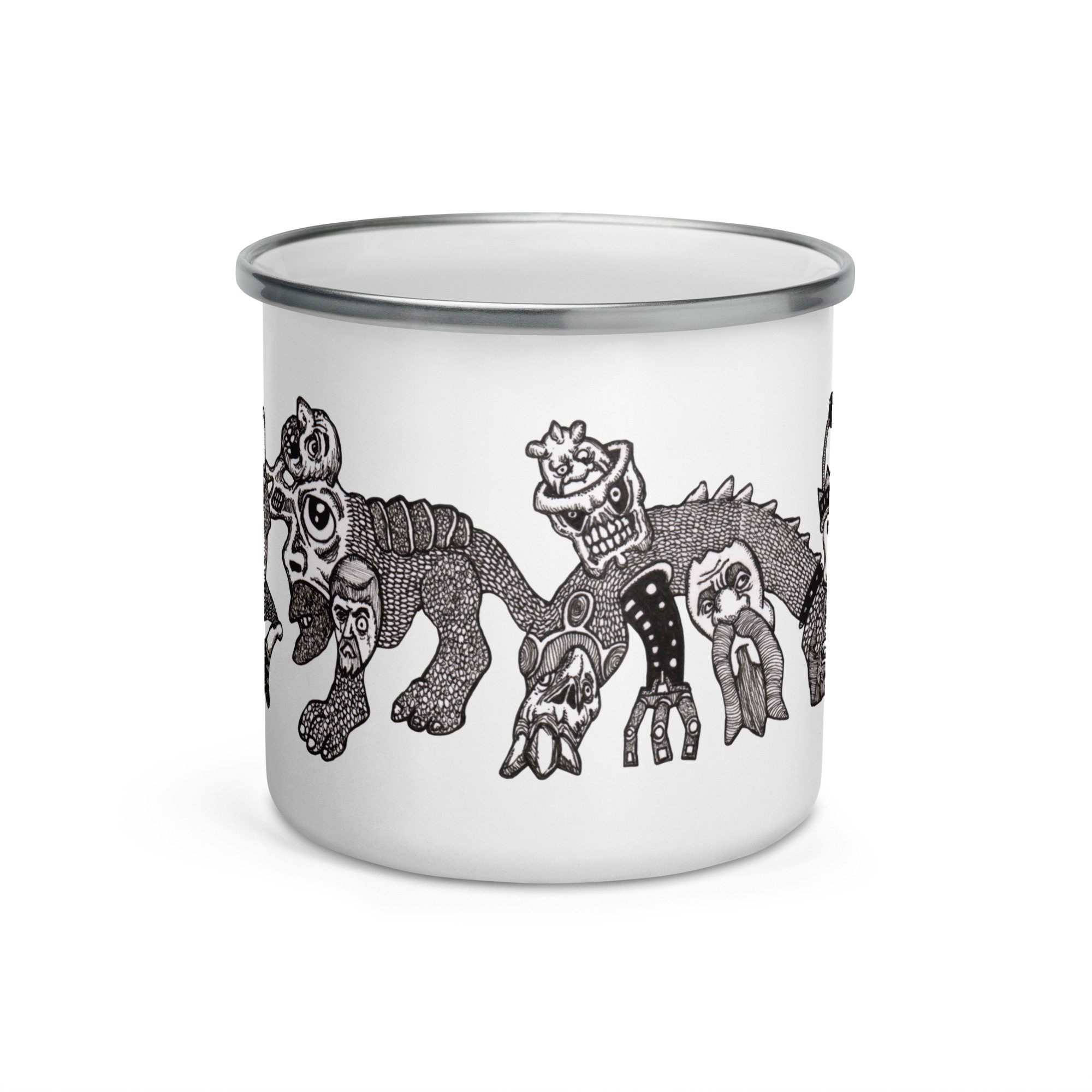 "Daisy Chain of Wayward Sorrows" (Enamel Mug)