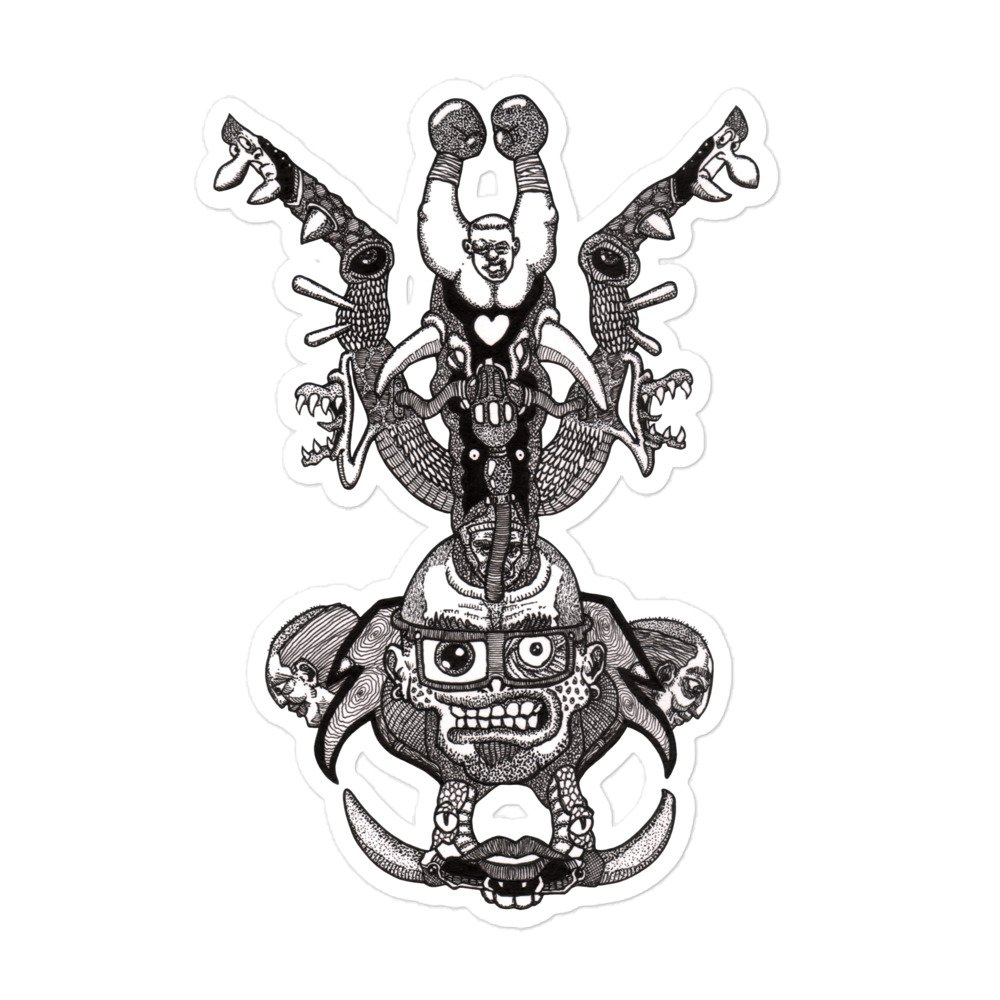 "The Champ" (Bubble-free stickers)