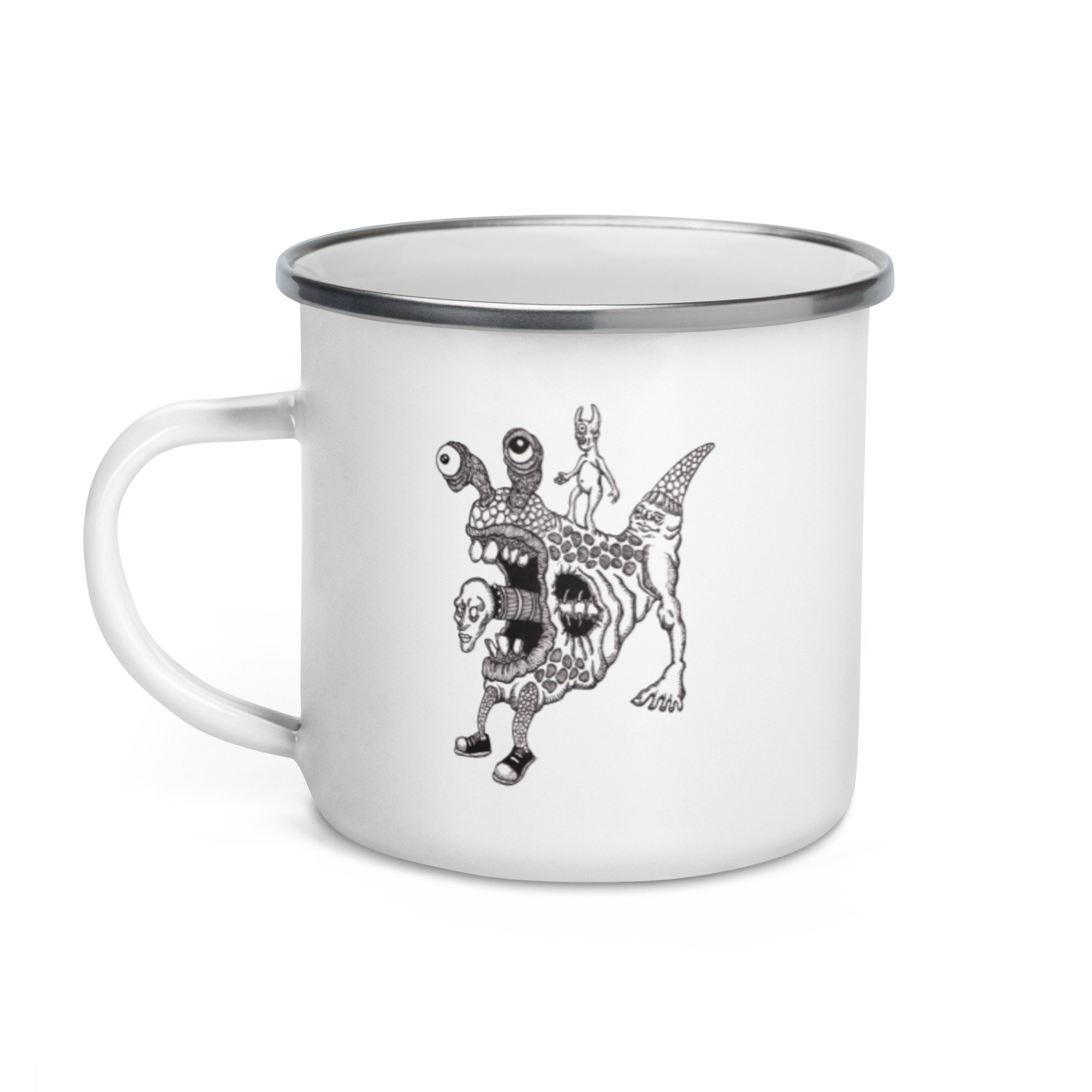 "Shot Caller" (Enamel Mug)