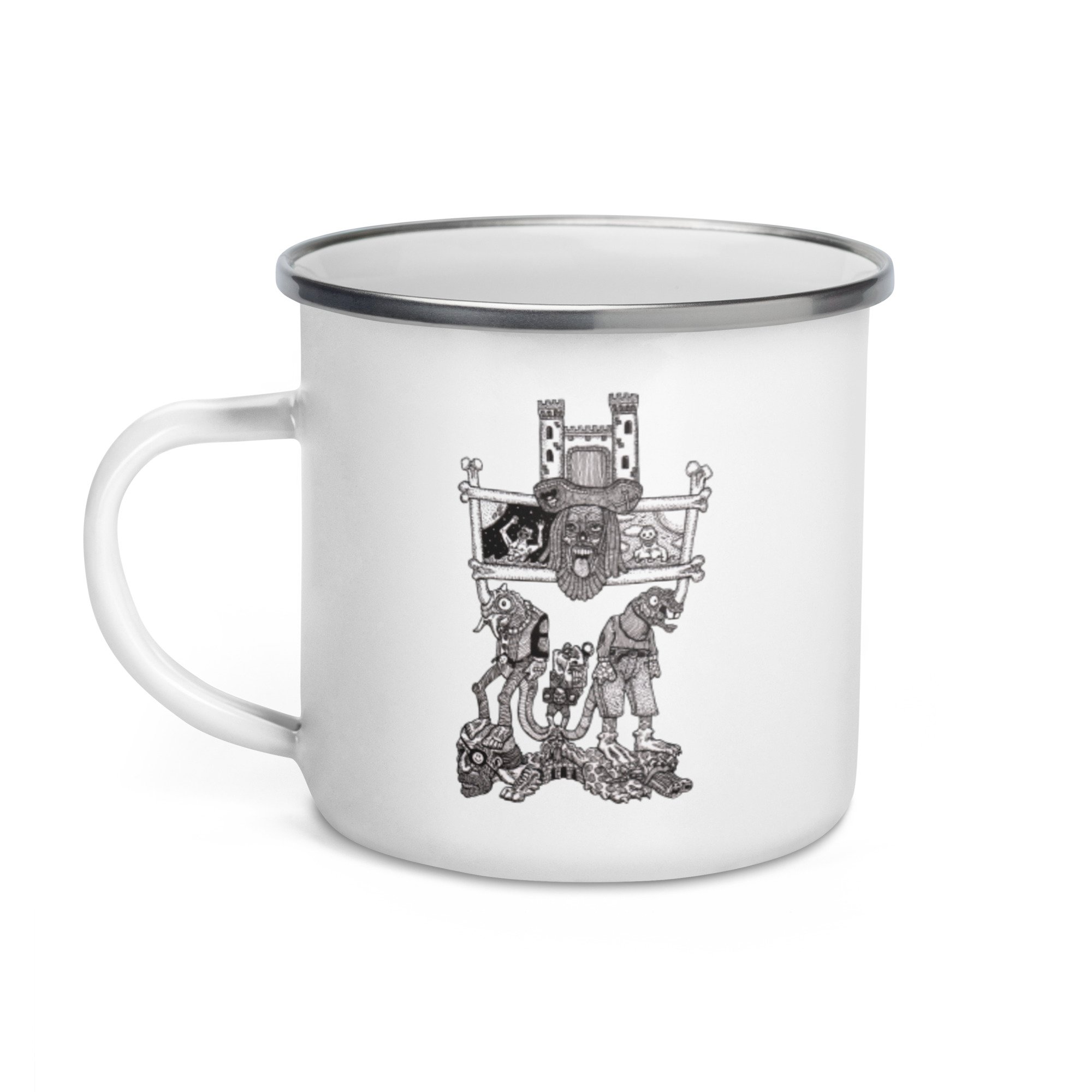 "The Castle of Night & Day" (Enamel Mug)