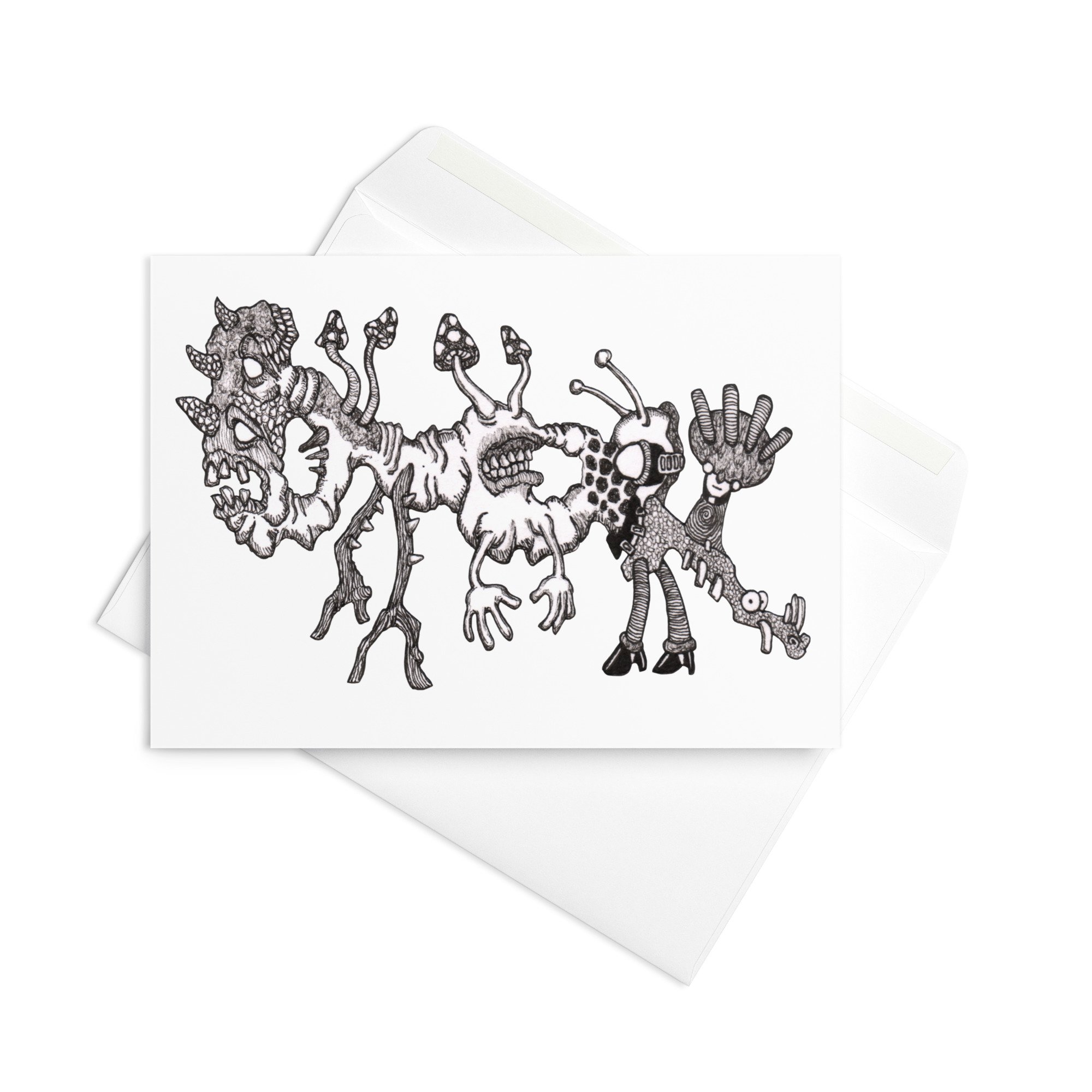 "Fungi Funkiness"  (Greeting card)