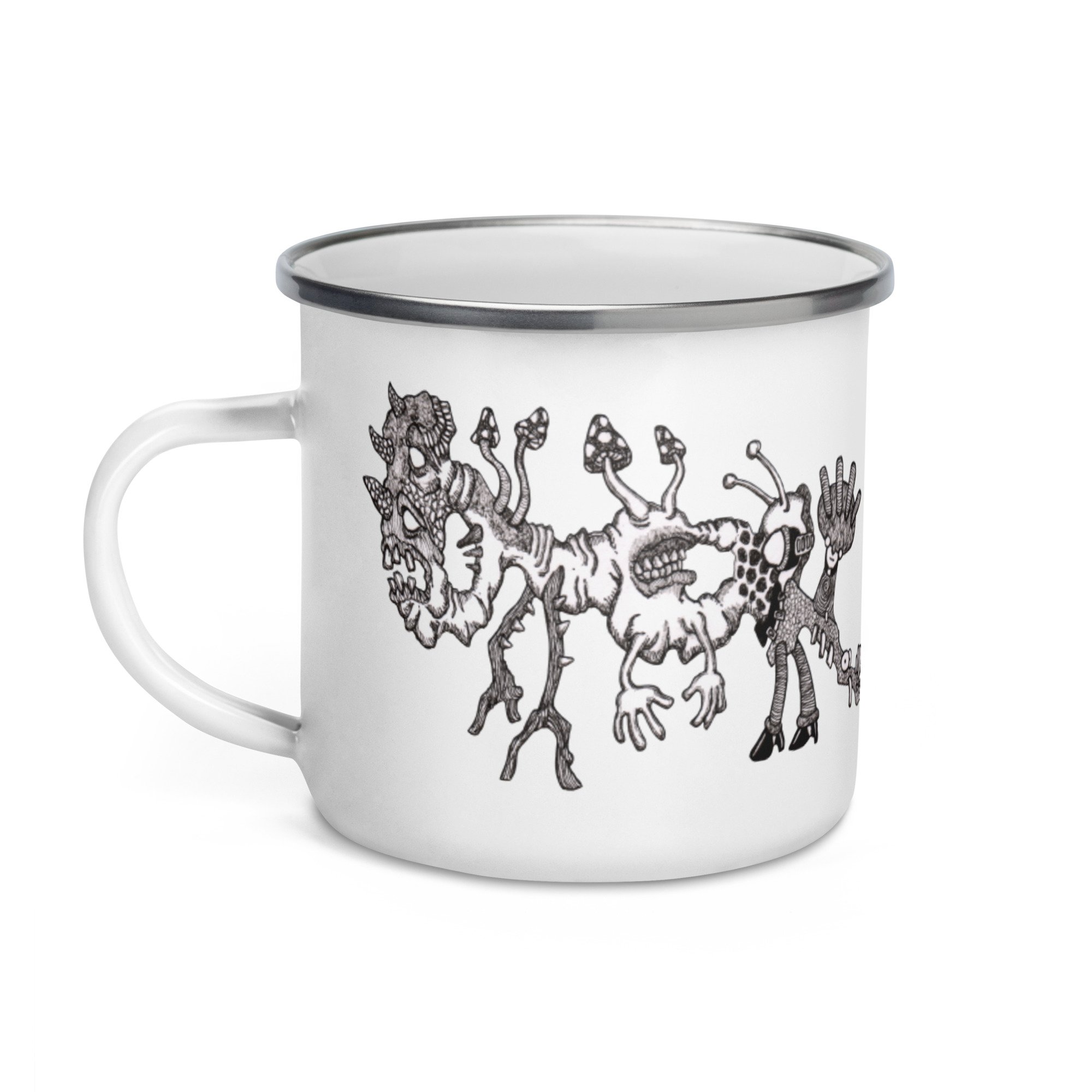 "Fungi Funkiness" (Enamel Mug)
