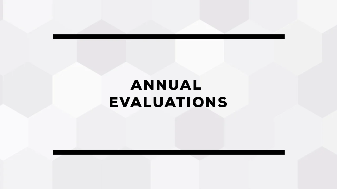Annual Evaluation Rubric 