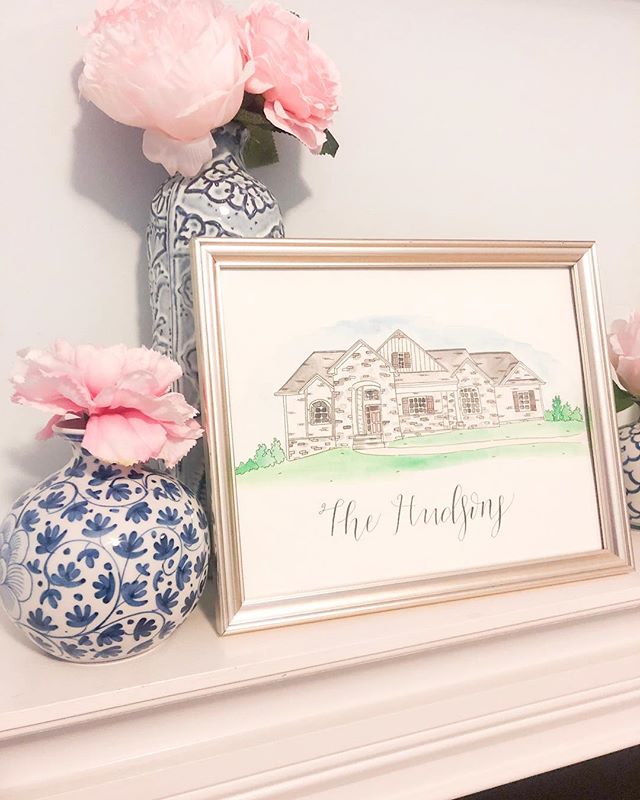 I haven&rsquo;t posted a home portrait in a while but don&rsquo;t worry, I still do them plenty! Message me if you&rsquo;re interested in a custom home portrait- a wonderful Mother&rsquo;s Day gift 😍