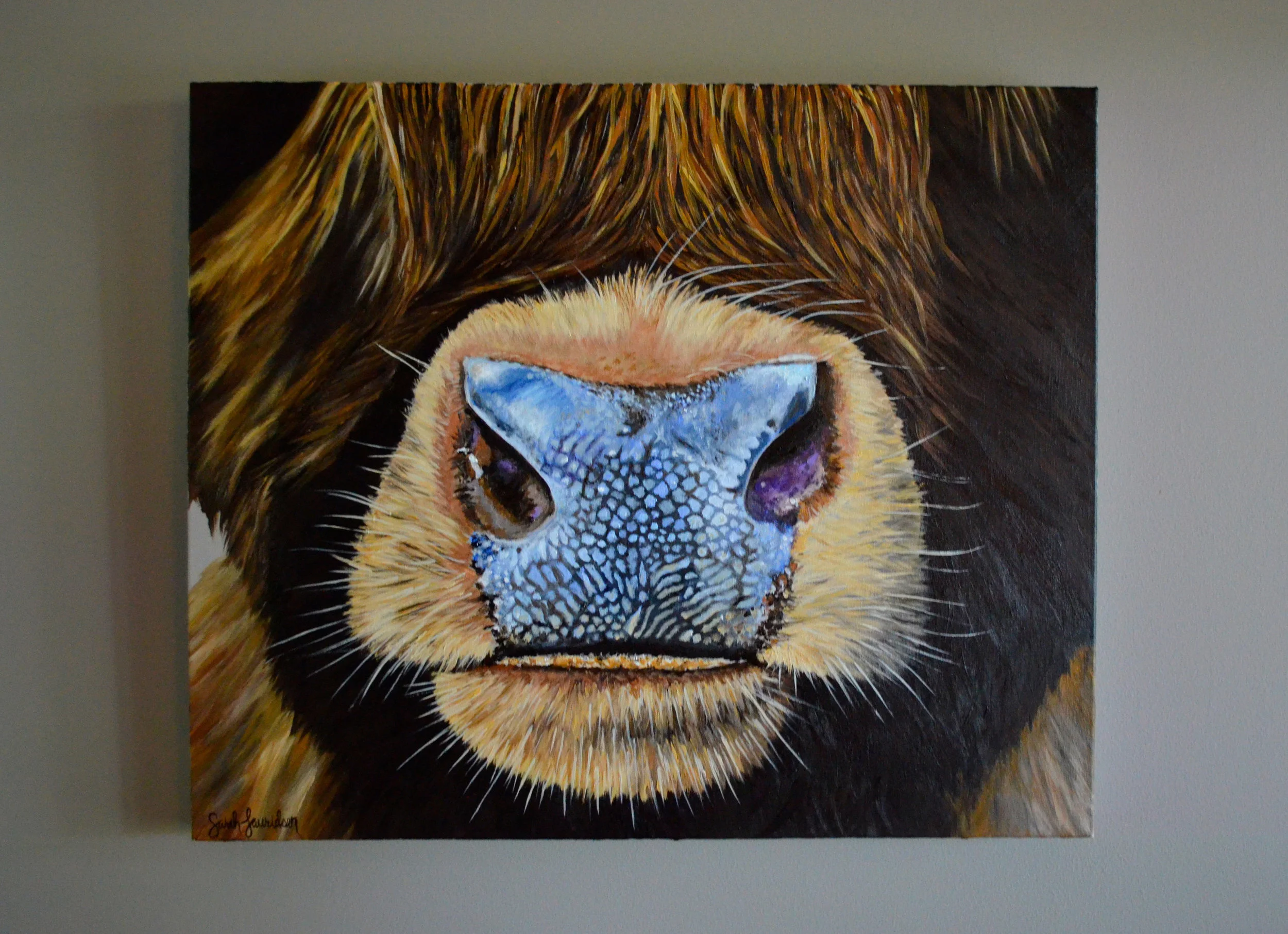Highlander Nose. 24" x 20" Original Painting on Canvas.