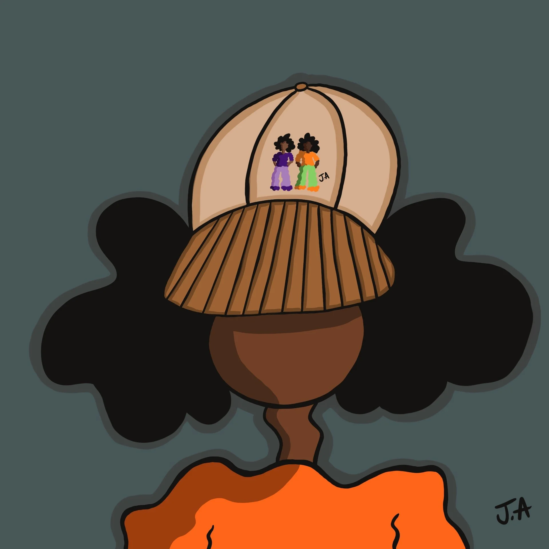  My current body of work focuses on the world I’ve created around my  Wavy People  characters. They represent a state of being. They are cool, calm, collected and confident in their sheer existence. They are a reflection of my desire to live a life t