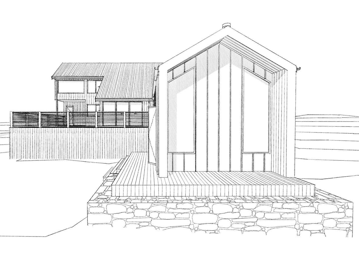 🏔️ Project in Jindabyne 🏔️ with views of Mt Kosciuszko &amp; on 300 Acres,  Proposed 70m2 extension to this existing beautiful home 🏡 ✏️📐📝 🏠

▪️ 4 Bedrooms
▪️ 3 Bathrooms
▪️Opening plan Kitchen / Dining / Family
▪️Formal Living Room
▪️Library
▪