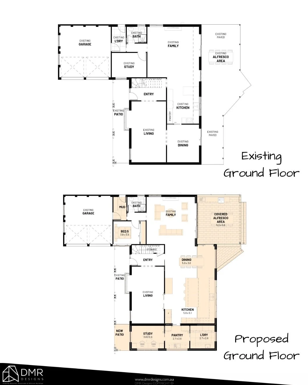 🏡 Cherrybrook | Home Transformation
This alteration and addition redefines the existing residence for contemporary family life &mdash; enhancing space, natural light, and usability while remaining true to the home&rsquo;s original form.
A 133m&sup2;