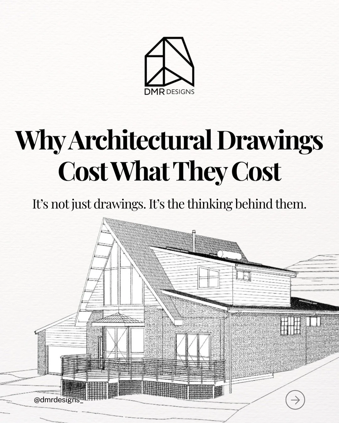 ✏️&nbsp;Why architectural drawings cost what they cost
 
Architectural drawings are often seen as a line item in a project budget. But what many people don&rsquo;t see is the depth of thinking, planning, and coordination that happens long before the 