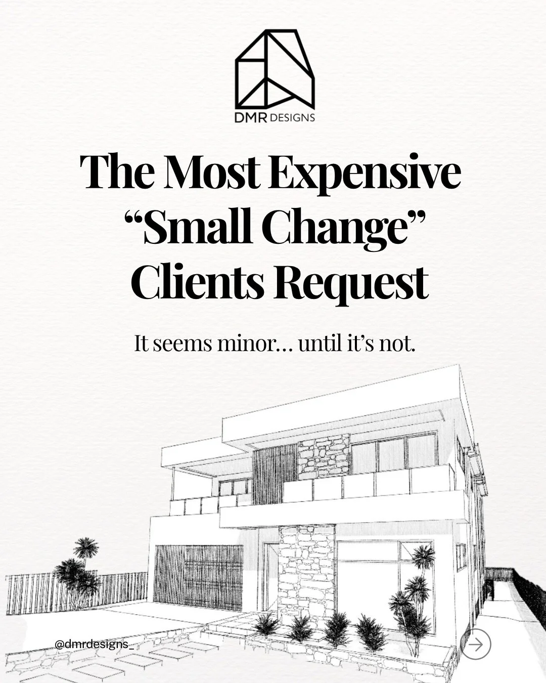 The most expensive changes are usually the ones that seem the smallest.
 
Moving a wall, shifting a door, tweaking a layout &mdash; it all adds up quickly once structural, services, and approvals come into play.
 
Good design isn&rsquo;t just about h