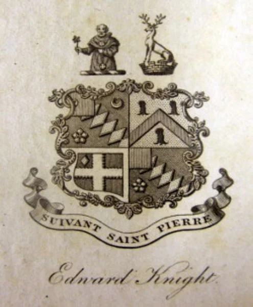 Edward Austen Knight's bookplate