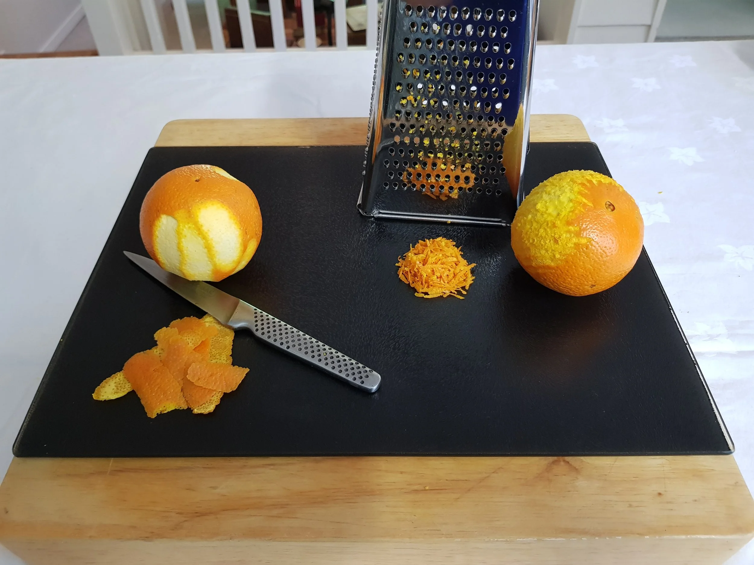 Step 3: Prepare the oranges