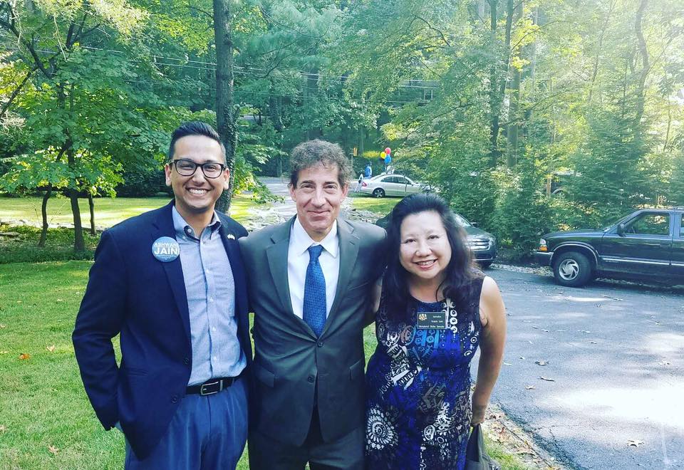 Ashwani with Congressman Raskin and State Senator Lee
