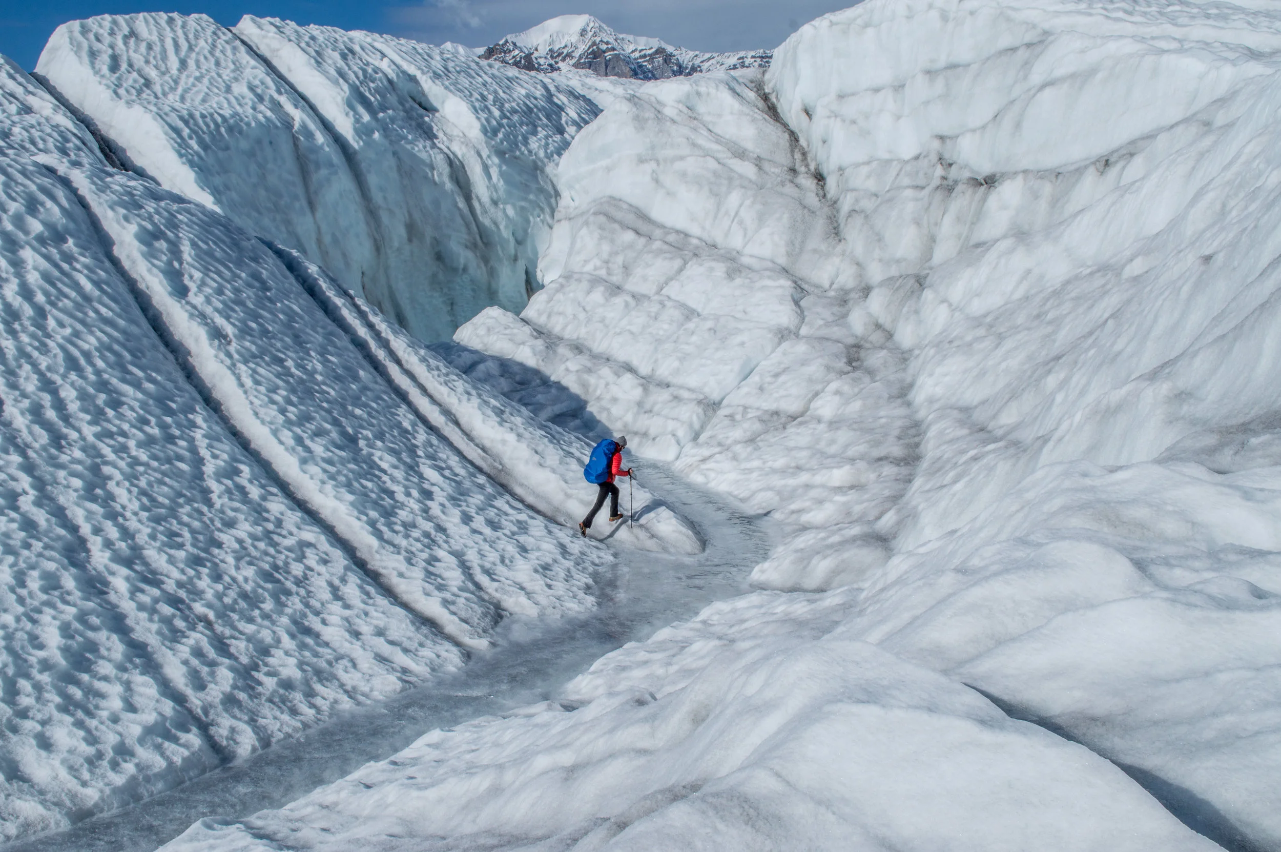 Glacial valleys.