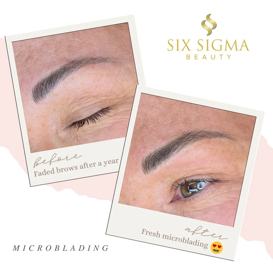 Brows looking a little faded after all the summer fun? Now is the perfect season to refresh your microblading! Book your Brows Refresh appointment today to revive color, redefine shape, and keep them thinking that you woke up with flawless brows 😉