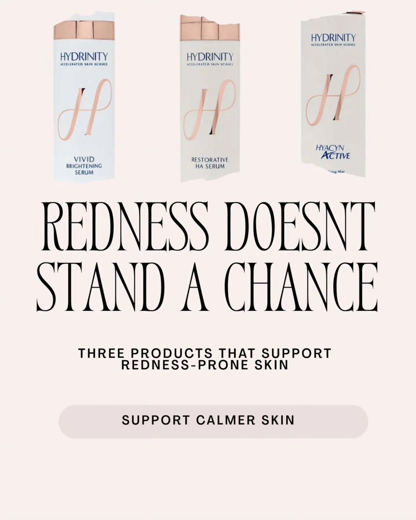 REDNESS DOESN'T STAND A CHANCE ✨️#hydrinityskincare