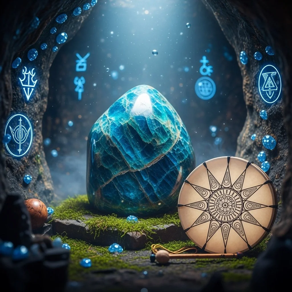 Shamanic Drum Trance with the Crystal Apatite