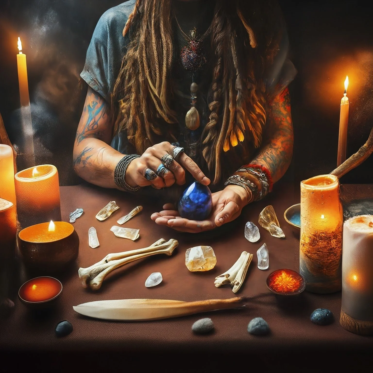 Stones Bones & Teeth Readings at the Hemet Spirit Fair
