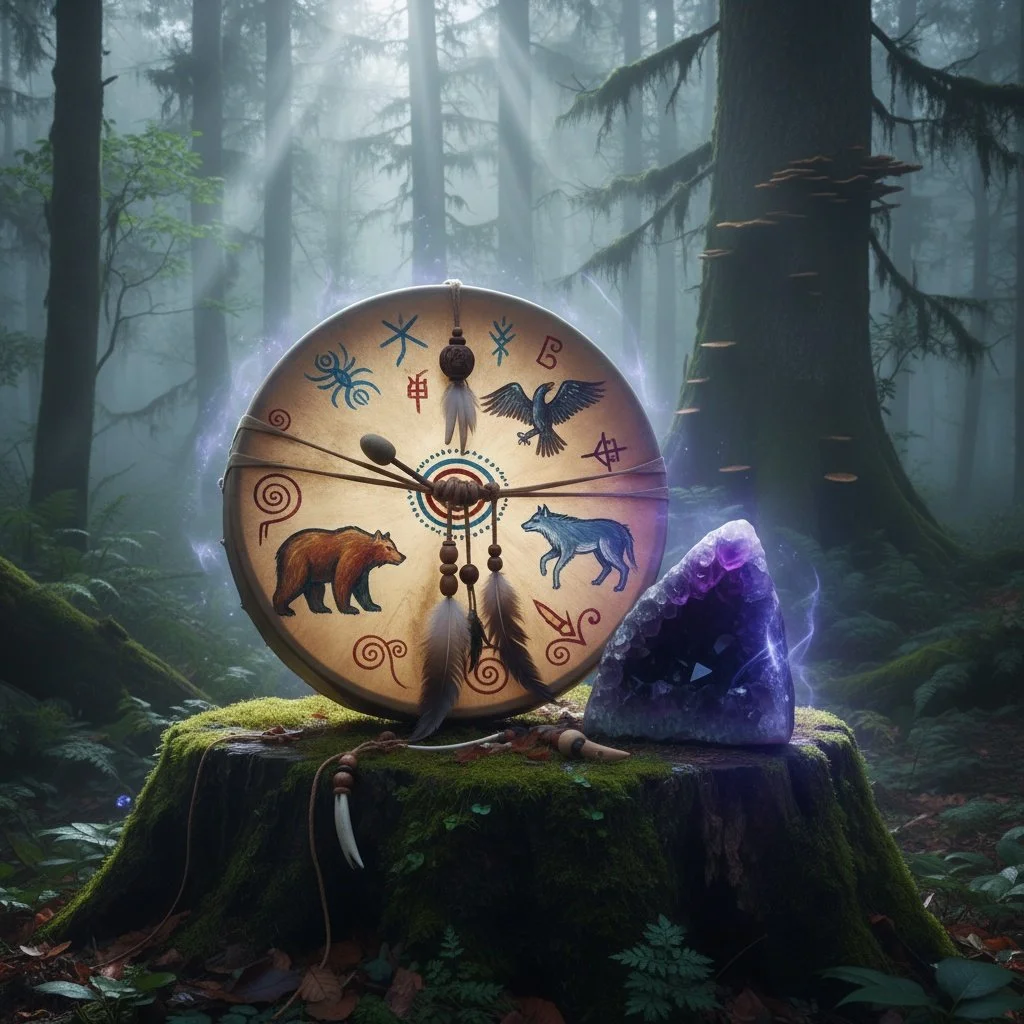 Crystal Drum Trance with Amethyst at Enchanted Earth